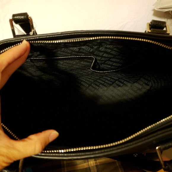 Steve Madden blk/sil Bfalli shopper - Picture 5 of 6